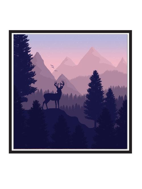 wall decal art prints on mdf board for decor (12x12 inches)  unframed & without glass - 18522082 - Very Small Image - 1