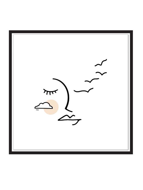 peace-and-quiet paper poster / sticker paper print  (12 inch x 12 inch, rolled) - 18522744 - Very Small Image - 1