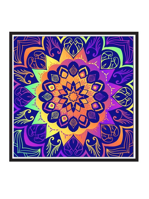 round-ornament paper poster / sticker paper print  (12 inch x 12 inch, rolled) - 18523044 - Very Small Image - 1