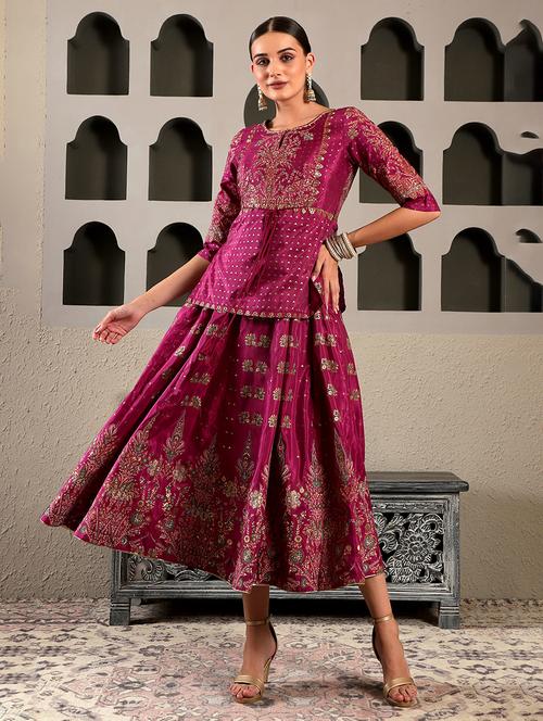 Printed Skirt Top Set - 18525942 - Very Small Image - 1