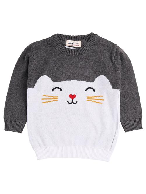 boys crew neck graphic sweater - 18528263 - Very Small Image - 1