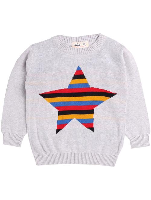 boys crew neck graphic sweater - 18528267 - Very Small Image - 1