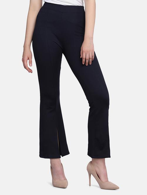women solid bootcut trouser - 18528532 - Very Small Image - 1