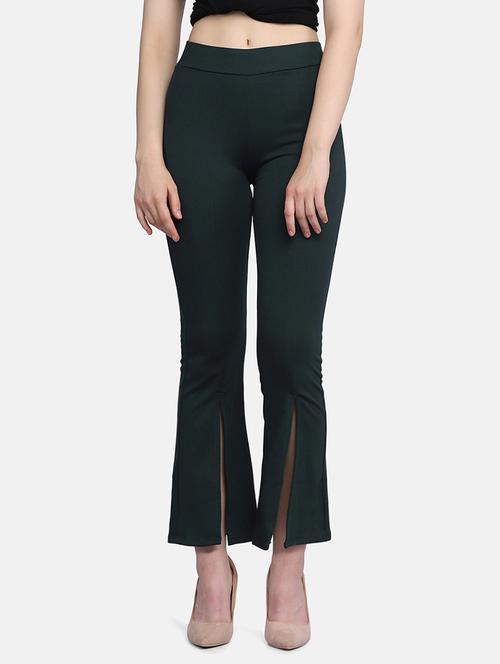 women solid bootcut trouser - 18528533 - Very Small Image - 1