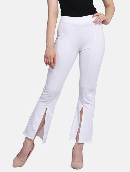 women solid bootcut trouser - 18528536 - Very Small Image - 1