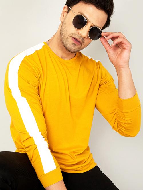 crew neck cut and sew t-shirt - 18528759 - Very Small Image - 1