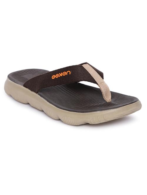 mens brown toe separator flip flop - 18529001 - Very Small Image - 1