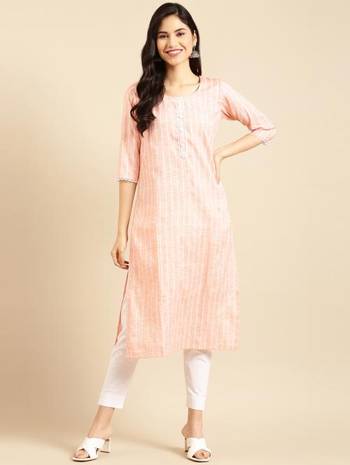 Women's Straight Kurta - 18532067 - Very Small Image - 1