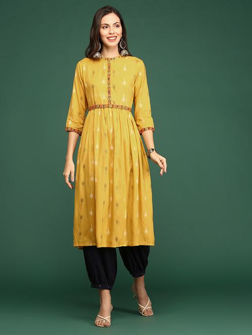 women's straight kurta - 18532092 - Very Small Image - 1