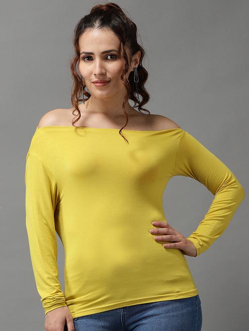 women's straight off shoulder top - 18532239 - Very Small Image - 1