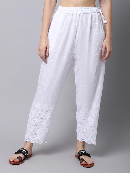 embroidered straight pant  - 18532639 - Very Small Image - 1