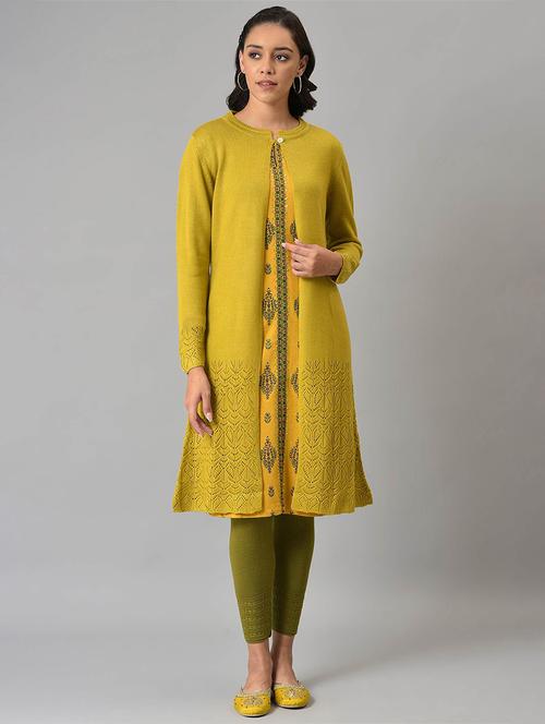 yellow acrylic shrug - 18534703 - Very Small Image - 1