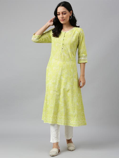 women's a-line kurta - 18534980 - Very Small Image - 1