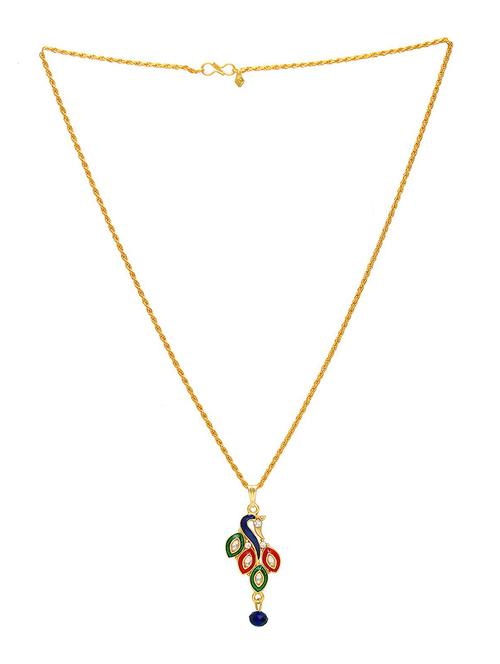 gold brass pendant - 18536106 - Very Small Image - 1