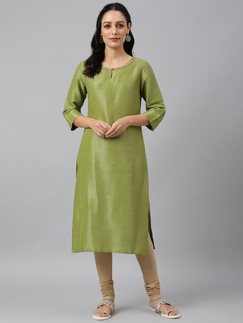 Women's Straight Kurta - 18536278 - Very Small Image - 1