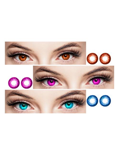 pack of 3 unisex contact lenses  - 18537908 - Very Small Image - 1