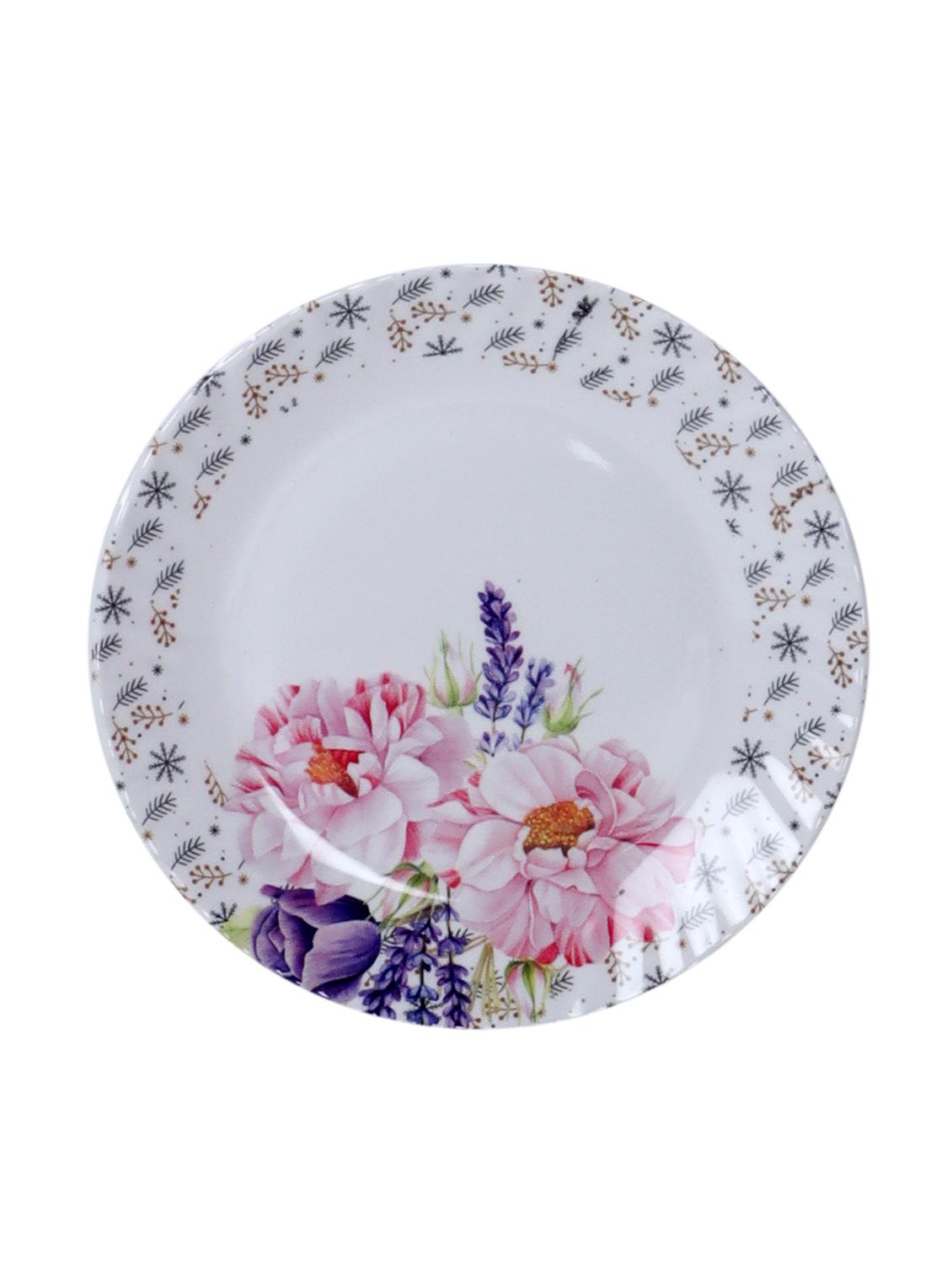cdi 34 pcs white floral dinner set - 18538428 - Standard Image - 5