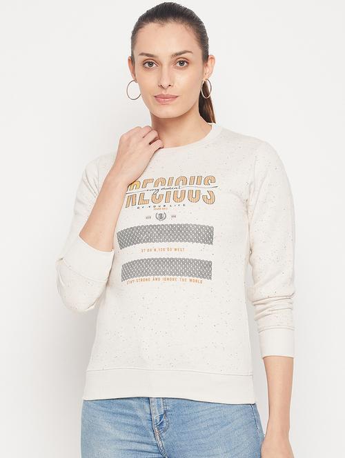round neck graphic sweatshirt - 18539510 - Very Small Image - 1