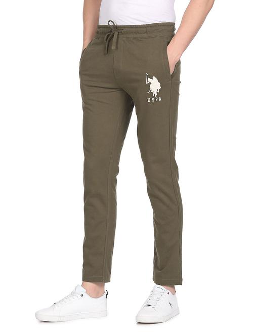 drawstring waist solid track pant - 18539536 - Very Small Image - 1