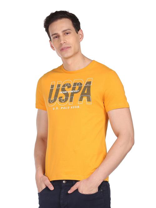 crew neck chest-printed regular t-shirt - 18540234 - Very Small Image - 1