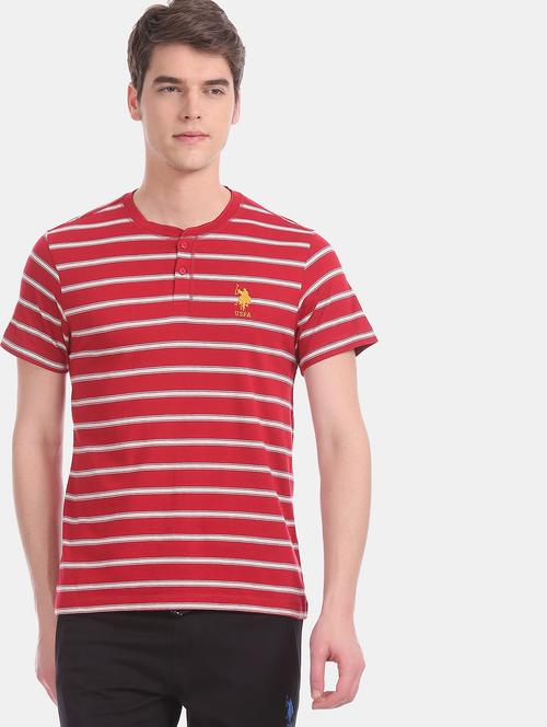 red striped regular t-shirt - 18540259 - Very Small Image - 1