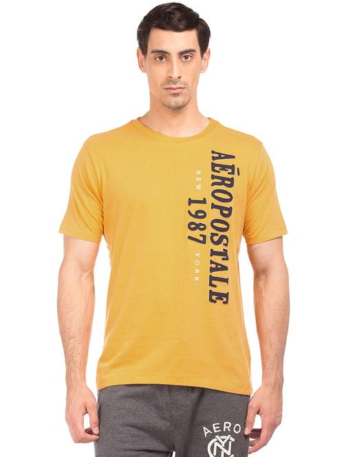 yellow printed t-shirt - 18540288 - Very Small Image - 1