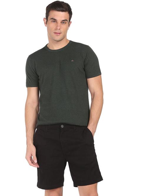 crew neck solid regular t-shirt - 18540312 - Very Small Image - 1