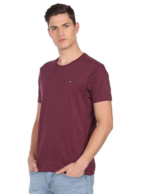 round neck solid regular t-shirt - 18540326 - Very Small Image - 1