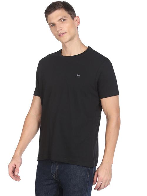 round neck solid regular t-shirt - 18540328 - Very Small Image - 1