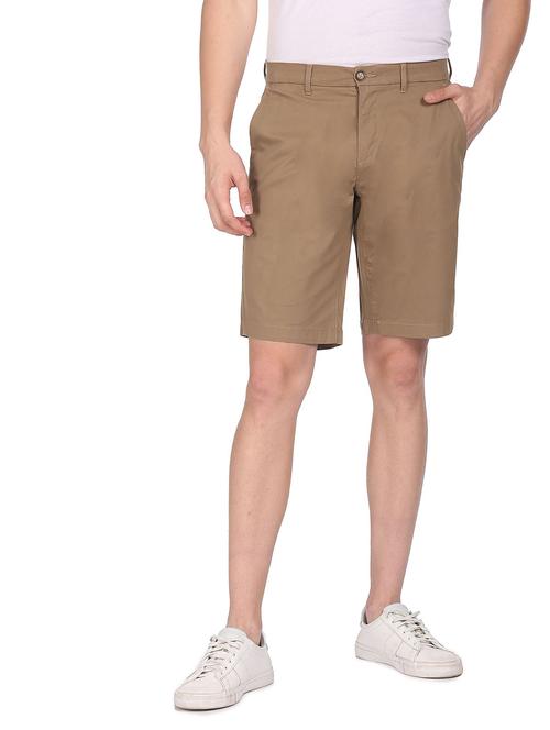 brown solid short - 18541639 - Very Small Image - 1