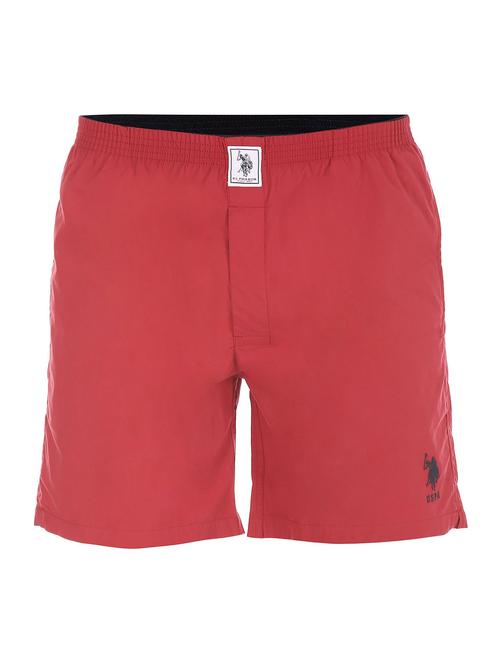 red mid rise solid boxer shorts - 18541690 - Very Small Image - 1