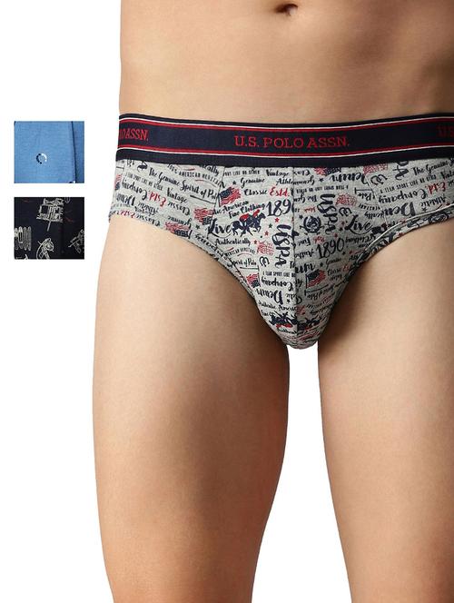 pack of 3 printed hipster brief - 18541816 - Very Small Image - 1
