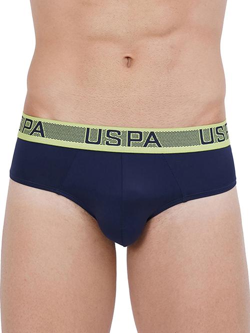 navy solid hipster brief - 18541837 - Very Small Image - 1