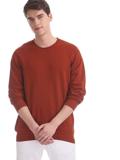 round neck solid cardigan - 18541950 - Very Small Image - 1