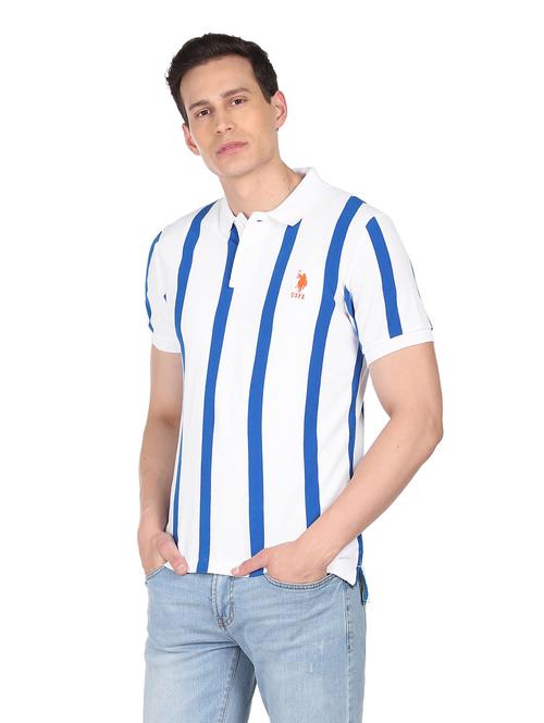 white striped polo t-shirt - 18542213 - Very Small Image - 1