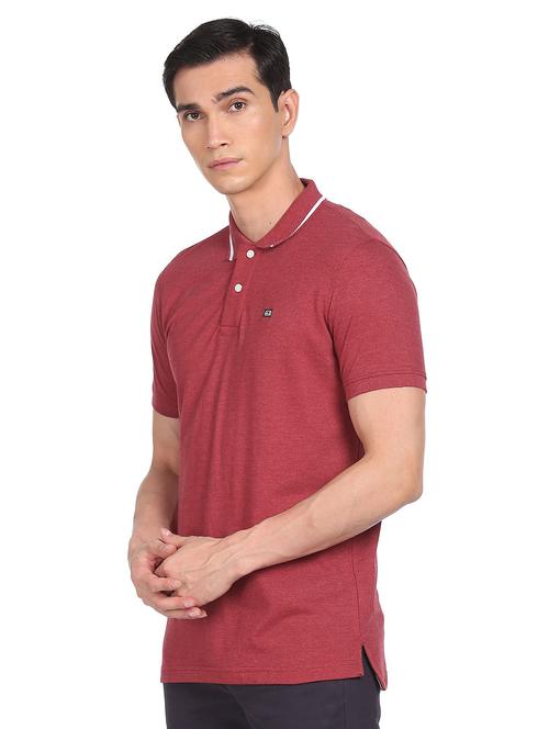 red solid polo t-shirt  - 18542415 - Very Small Image - 1