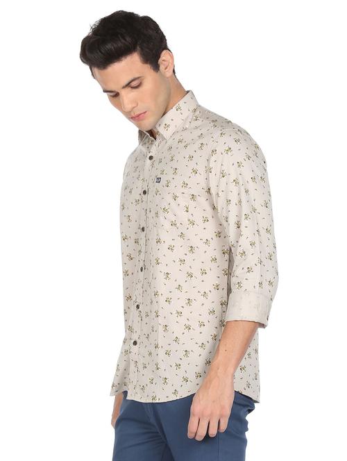 mens florals casual shirt - 18543789 - Very Small Image - 1