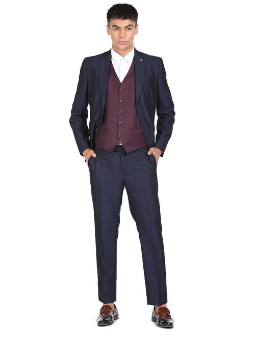 notched lapel single breasted suit - 18544281 - Very Small Image - 1