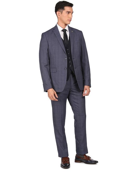 notched lapel single breasted suit - 18544297 - Very Small Image - 1