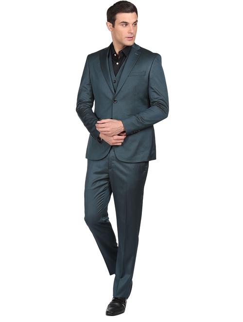 notched lapel single breasted suit - 18544300 - Very Small Image - 1