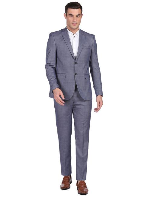 notched lapel single breasted suit - 18544301 - Very Small Image - 1