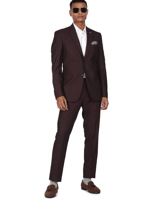notched lapel single breasted suit - 18544307 - Very Small Image - 1