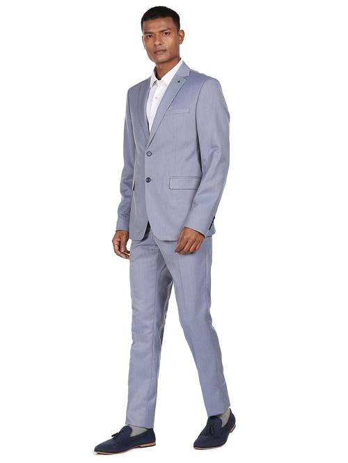 notched lapel single breasted suit - 18544327 - Very Small Image - 1