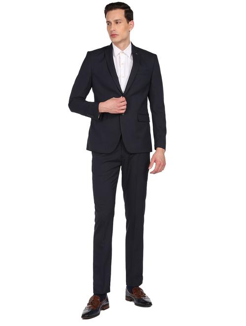 notched lapel single breasted suit - 18544348 - Very Small Image - 1