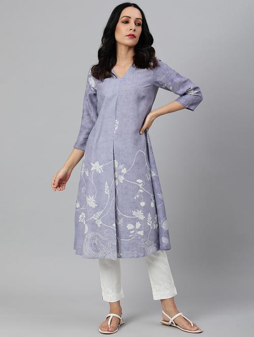women's a-line kurta - 18544539 - Very Small Image - 1