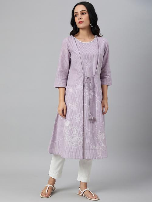 women's a-line kurta - 18544540 - Very Small Image - 1
