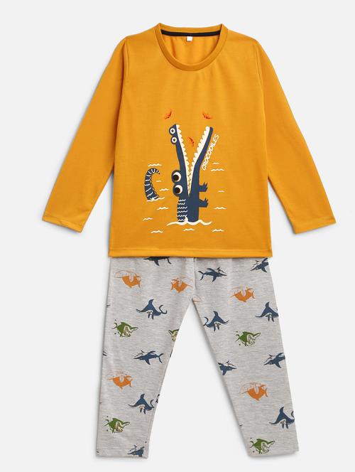 Boys Printed Nightwear Pyjama Set - 18544820 - Very Small Image - 1