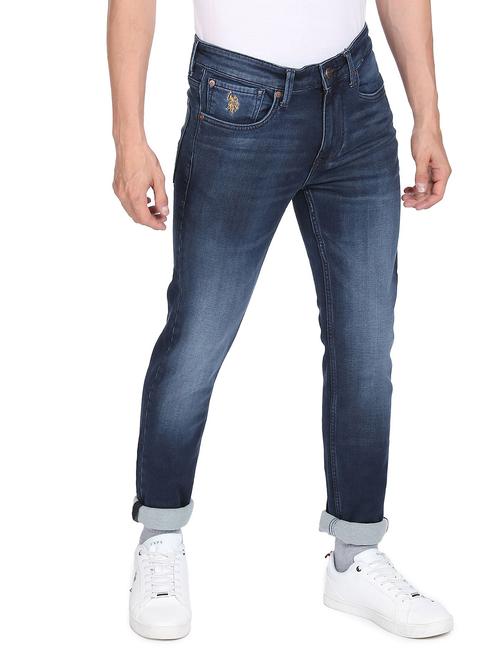 mens slim fit plain jeans - 18544832 - Very Small Image - 1