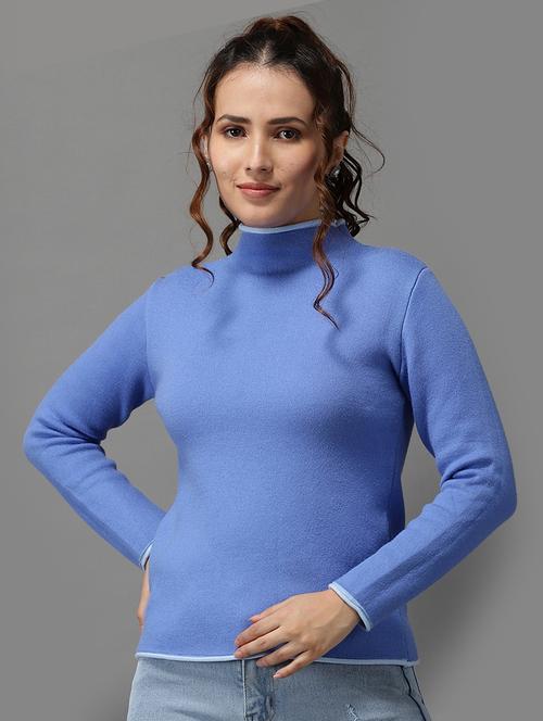 mock neck solid pullover  - 18545184 - Very Small Image - 1
