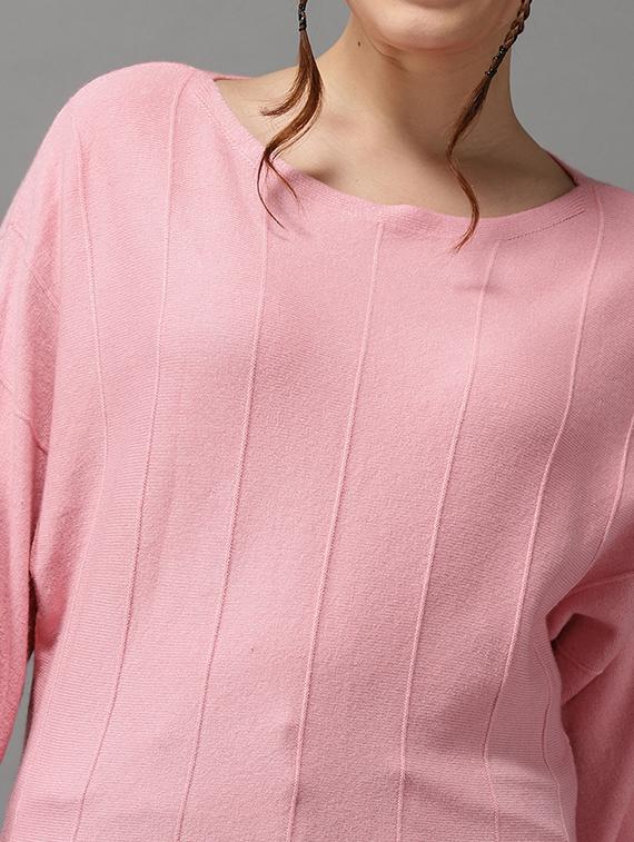 batwing sleeved solid pullover - 18545187 - Zoom Image - 4